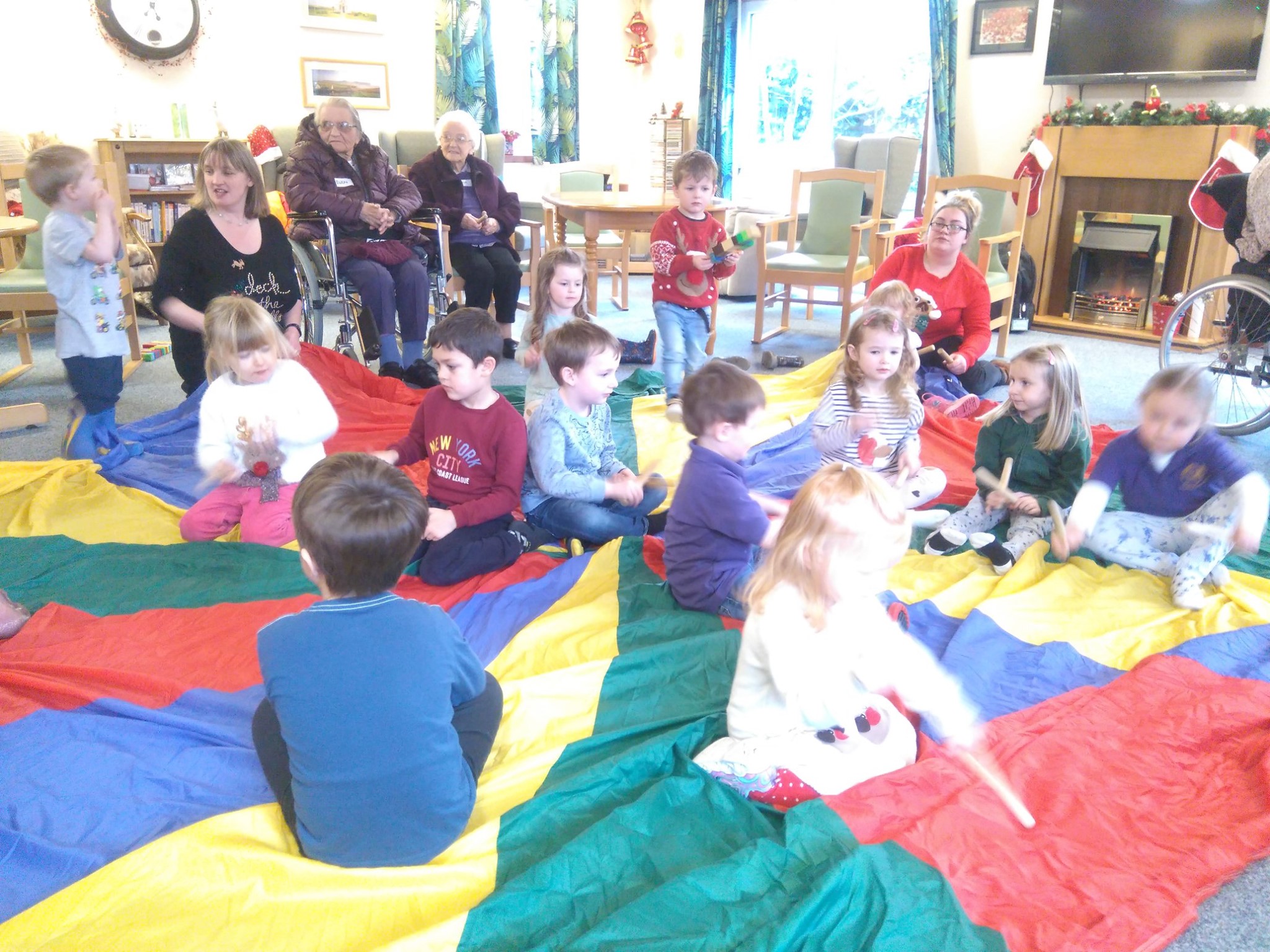 Home-start falkirk volunteer with kids